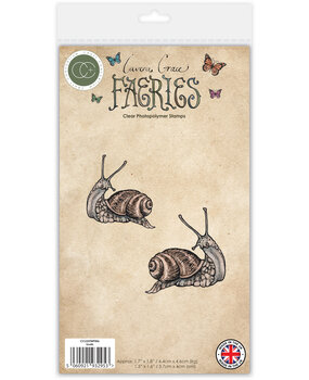 Craft Consortium Fairies A6 Clear Stamp Snails (CCLGSTMP006) Craft Consortium Fairies A6 Clear Stamp Snails (CCLGSTMP006)