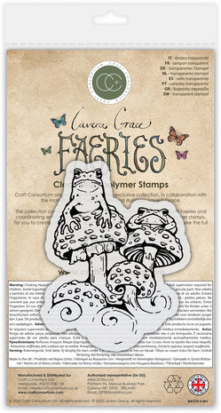 Craft Consortium Fairies A6 Clear Stamp Toads (CCLGSTMP008) Craft Consortium Fairies A6 Clear Stamp Toads (CCLGSTMP008)