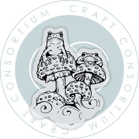 Craft Consortium Fairies A6 Clear Stamp Toads (CCLGSTMP008) Craft Consortium Fairies A6 Clear Stamp Toads (CCLGSTMP008)
