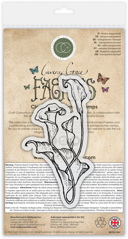 Craft Consortium Fairies A6 Clear Stamp Arumlillies (CCLGSTMP011) Craft Consortium Fairies A6 Clear Stamp Arumlillies (CCLGSTMP011)