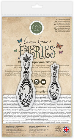 Craft Consortium Fairies A6 Clear Stamp Potions (CCLGSTMP013) Craft Consortium Fairies A6 Clear Stamp Potions (CCLGSTMP013)