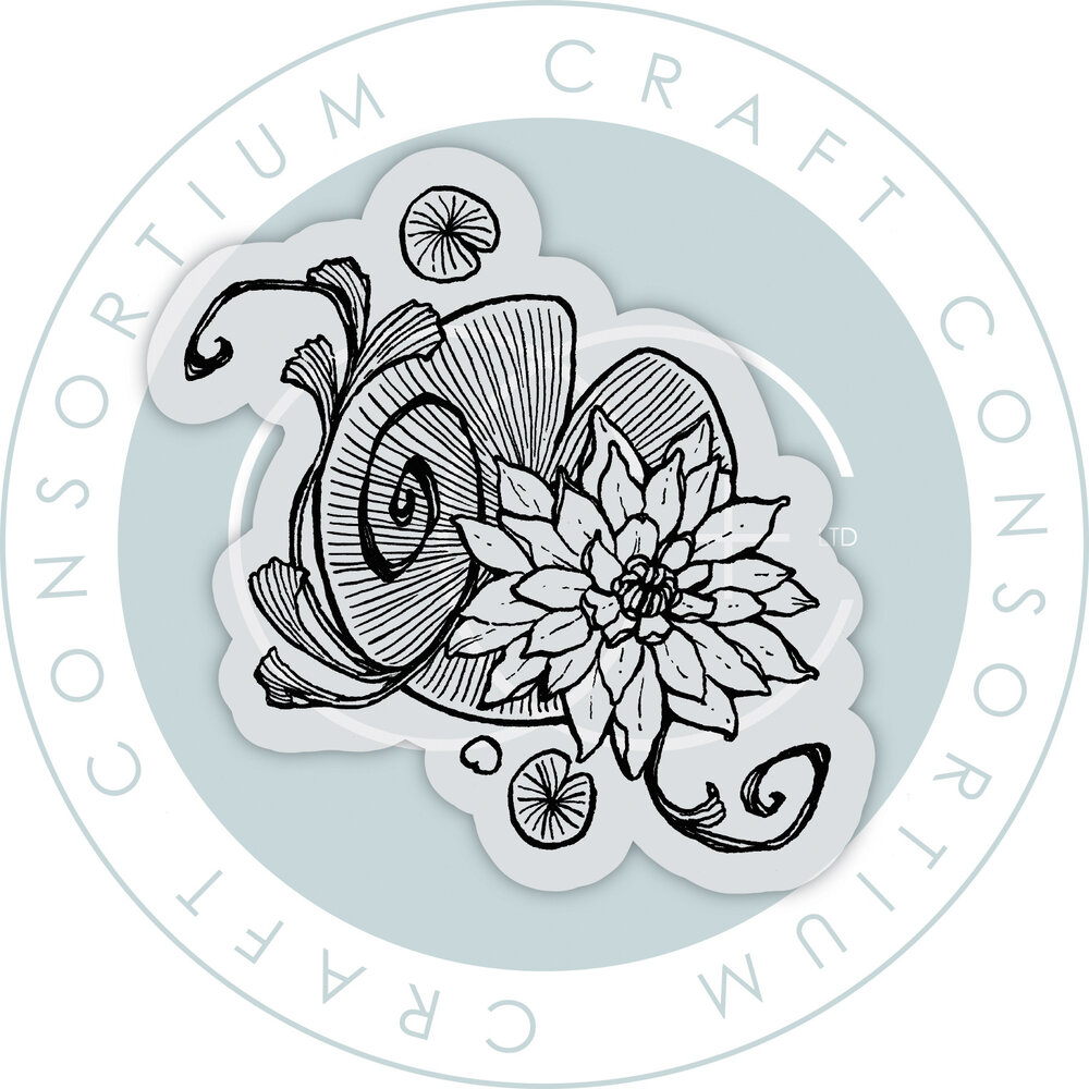 Craft Consortium Fairies A6 Clear Stamp Lily Pad (CCLGSTMP014) Craft Consortium Fairies A6 Clear Stamp Lily Pad (CCLGSTMP014)