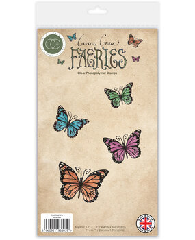 Craft Consortium Fairies A6 Clear Stamp Butterflies (CCLGSTMP016) Craft Consortium Fairies A6 Clear Stamp Butterflies (CCLGSTMP016)