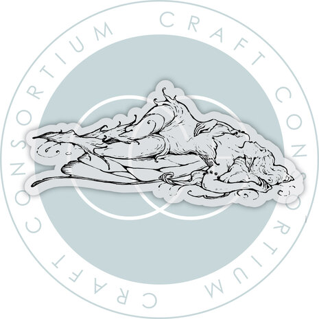 Craft Consortium Fairies A6 Clear Stamp Sleeping (CCLGSTMP020) Craft Consortium Fairies A6 Clear Stamp Sleeping (CCLGSTMP020)
