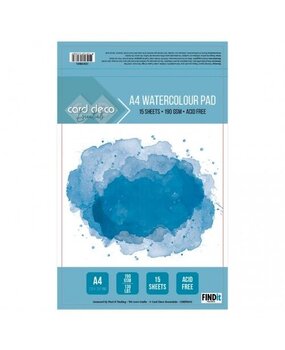Card Deco Watercolour Pad A4 (CDEPB001) Card Deco Watercolour Pad A4 (CDEPB001)