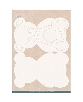 Card Deco Folding Card Stencil Teddy (CDEST064) Card Deco Folding Card Stencil Teddy (CDEST064)