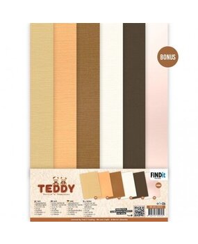 Berrie's Beauties Teddy A4 Linen Cardstock Pack (BB-A4-10013) Berrie's Beauties Teddy A4 Linen Cardstock Pack (BB-A4-10013)