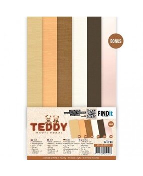 Berrie's Beauties Teddy 4K Linen Cardstock Pack (BB-4K-10013)