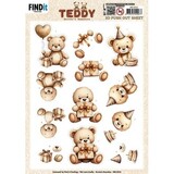Berrie's Beauties Teddy 3D Push Out Present (SB11014)