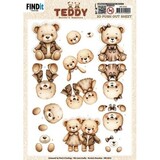 Berrie's Beauties Teddy 3D Push Out Together (SB11016)