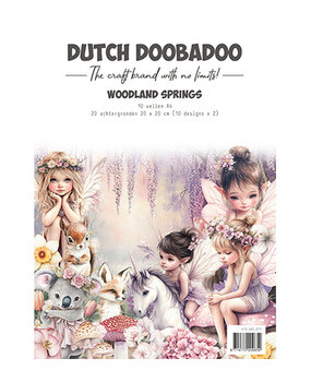 Dutch Doobadoo Woodland Springs A4 Collage Paperset (473.005.077)