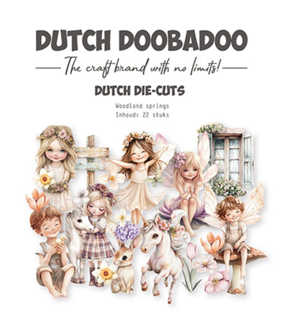 Dutch Doobadoo Collage Die-Cuts Woodland Springs (474.007.505)