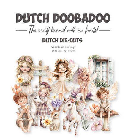 Dutch Doobadoo Collage Die-Cuts Woodland Springs (474.007.505)