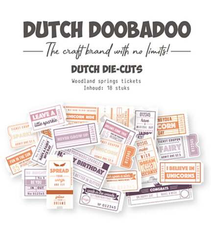 Dutch Doobadoo Dutch Die-Cuts Woodland Springs Tickets (474.007.060)