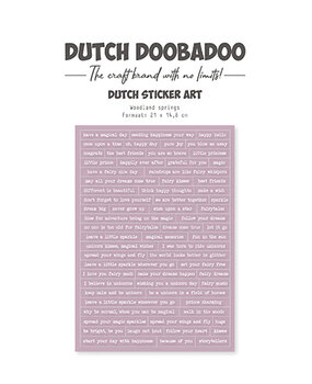 Dutch Doobadoo Dutch Sticker Art A5 Woodland Springs (491.200.037) Dutch Doobadoo Dutch Sticker Art A5 Woodland Springs (491.200.037)