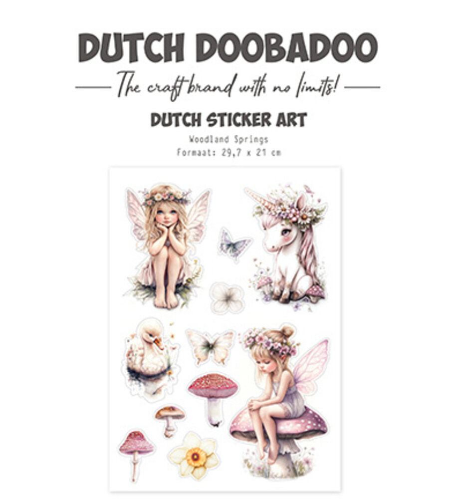 Dutch Doobadoo Dutch Sticker Art Transparent Stickers Woodland Springs (491.201.005) Dutch Doobadoo Dutch Sticker Art Transparent Stickers Woodland Springs (491.201.005)