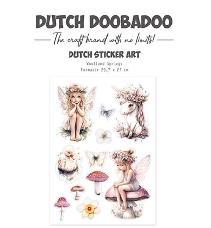 Dutch Doobadoo Dutch Sticker Art Transparent Stickers Woodland Springs (491.201.005) Dutch Doobadoo Dutch Sticker Art Transparent Stickers Woodland Springs (491.201.005)