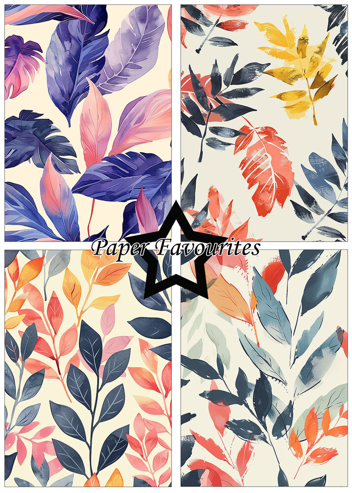 Paper Favourites Brush Leaves A5 Paper Pad (PFA173) Paper Favourites Brush Leaves A5 Paper Pad (PFA173)