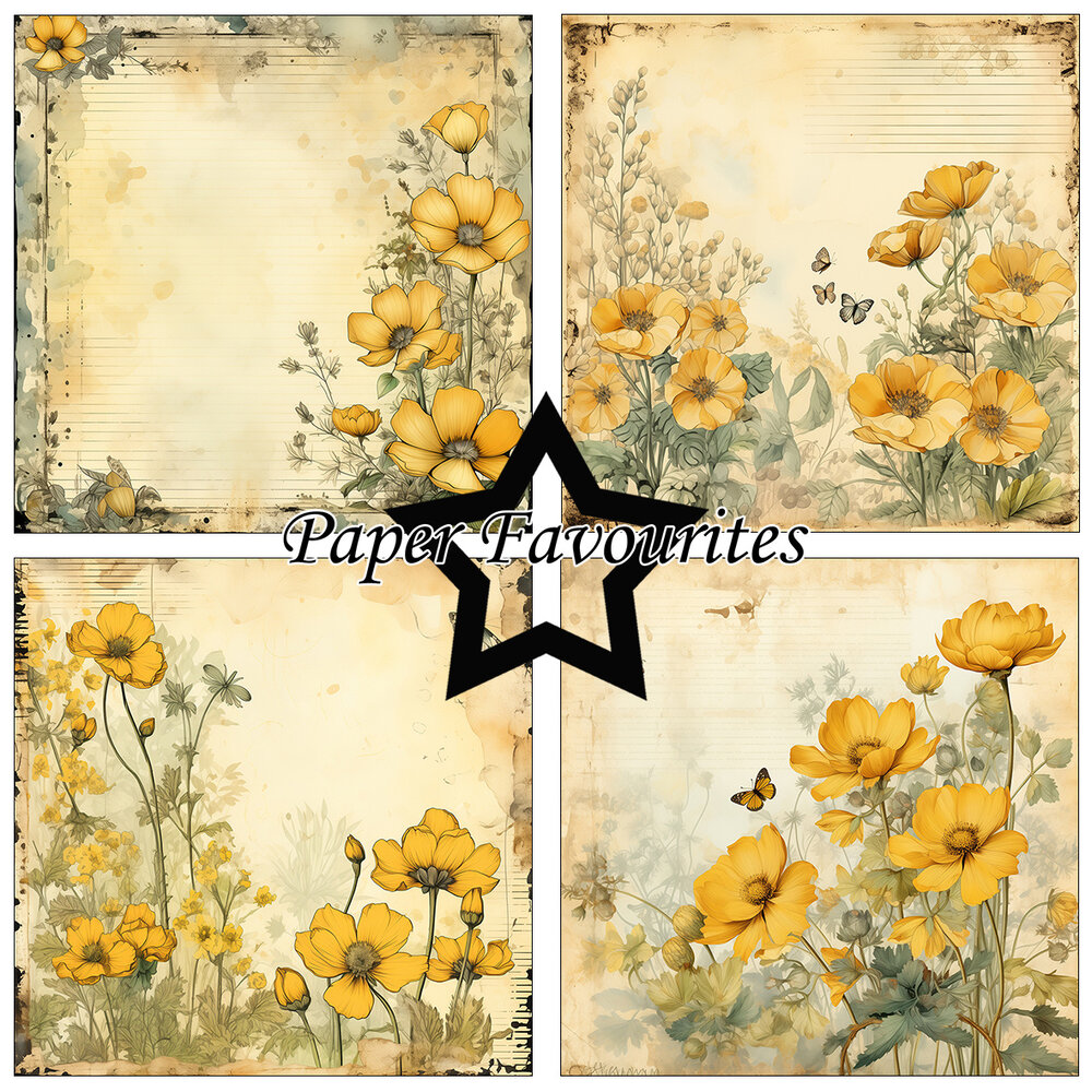 Paper Favourites Buttercup 6x6 Inch Paper Pad (PF532) Paper Favourites Buttercup 6x6 Inch Paper Pad (PF532)