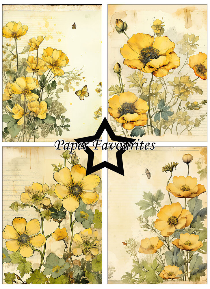Paper Favourites Buttercup A6 Paper Pad (PFA573) Paper Favourites Buttercup A6 Paper Pad (PFA573)