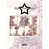 Paper Favourites Vintage Mauve A6 Paper Pad (PFA575)