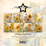 Paper Favourites Vintage Sunflower 6x6 Inch Paper Pad (PF535)