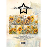 Paper Favourites Vintage Sunflower A6 Paper Pad (PFA576)