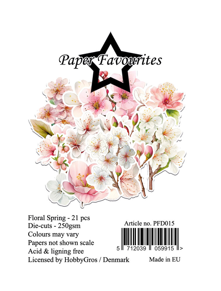 Paper Favourites Die-Cuts Floral Spring (PFD015) Paper Favourites Die-Cuts Floral Spring (PFD015)