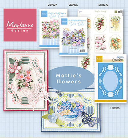 Marianne Design Die-cuts Blue Flowers (VK9627) Marianne Design Die-cuts Blue Flowers (VK9627)