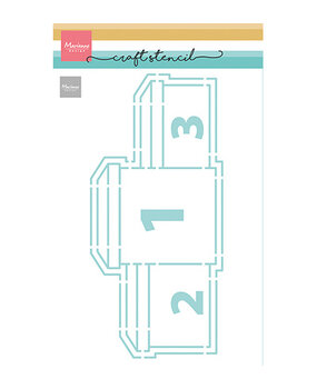 Marianne Design Craft Stencil A5 Winner's Podium (PS8186)
