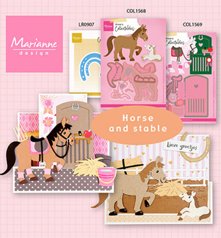 Marianne Design Collectables Eline's Horses (COL1568) Marianne Design Collectables Eline's Horses (COL1568)