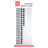 Marianne Design Enamel Dots Black & White (PL4537)