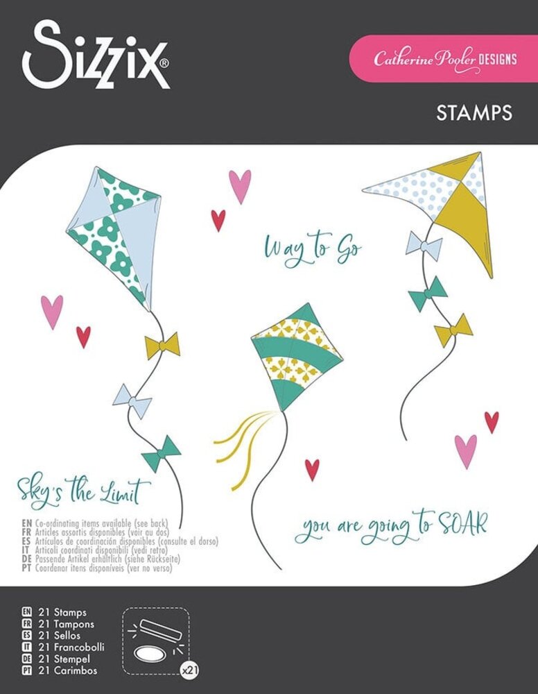 Sizzix Catherine Pooler Clear Stamps Sky's the Limit (666831)