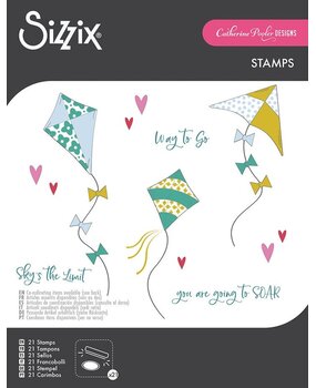 Sizzix Catherine Pooler Clear Stamps Sky's the Limit (666831)