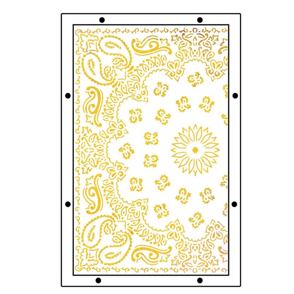 Sizzix Studio Vic Hollins Stencil & Stamp Western (666854)