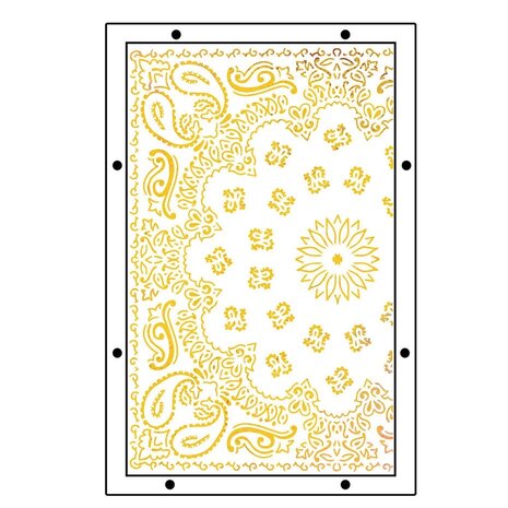 Sizzix Studio Vic Hollins Stencil & Stamp Western (666854)