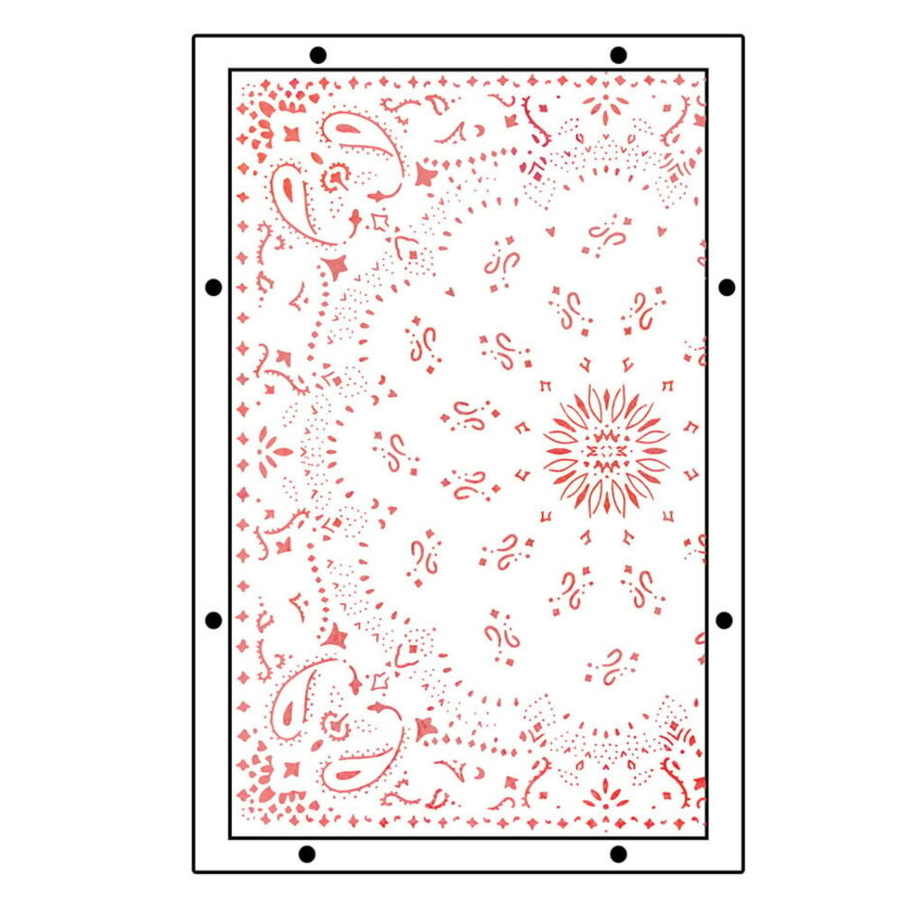 Sizzix Studio Vic Hollins Stencil & Stamp Western (666854)