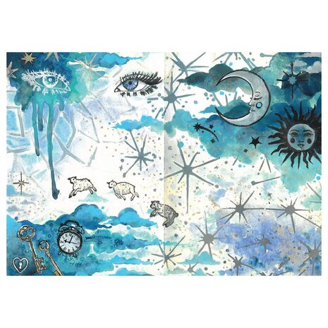 Sizzix Studio Vic Hollins Stencil & Stamp Dreamscape (666855)