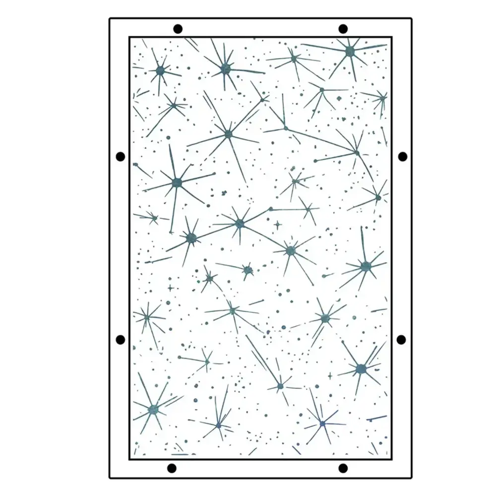 Sizzix Studio Vic Hollins Stencil & Stamp Dreamscape (666855)