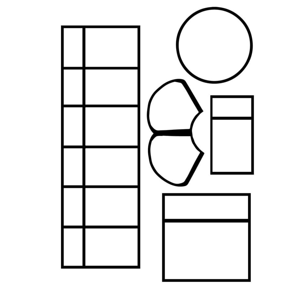 Sizzix Studio Vic Hollins Stencil & Stamp Artist Tools (666762)