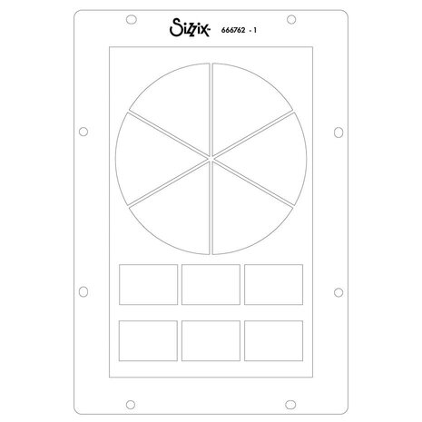 Sizzix Studio Vic Hollins Stencil & Stamp Artist Tools (666762)