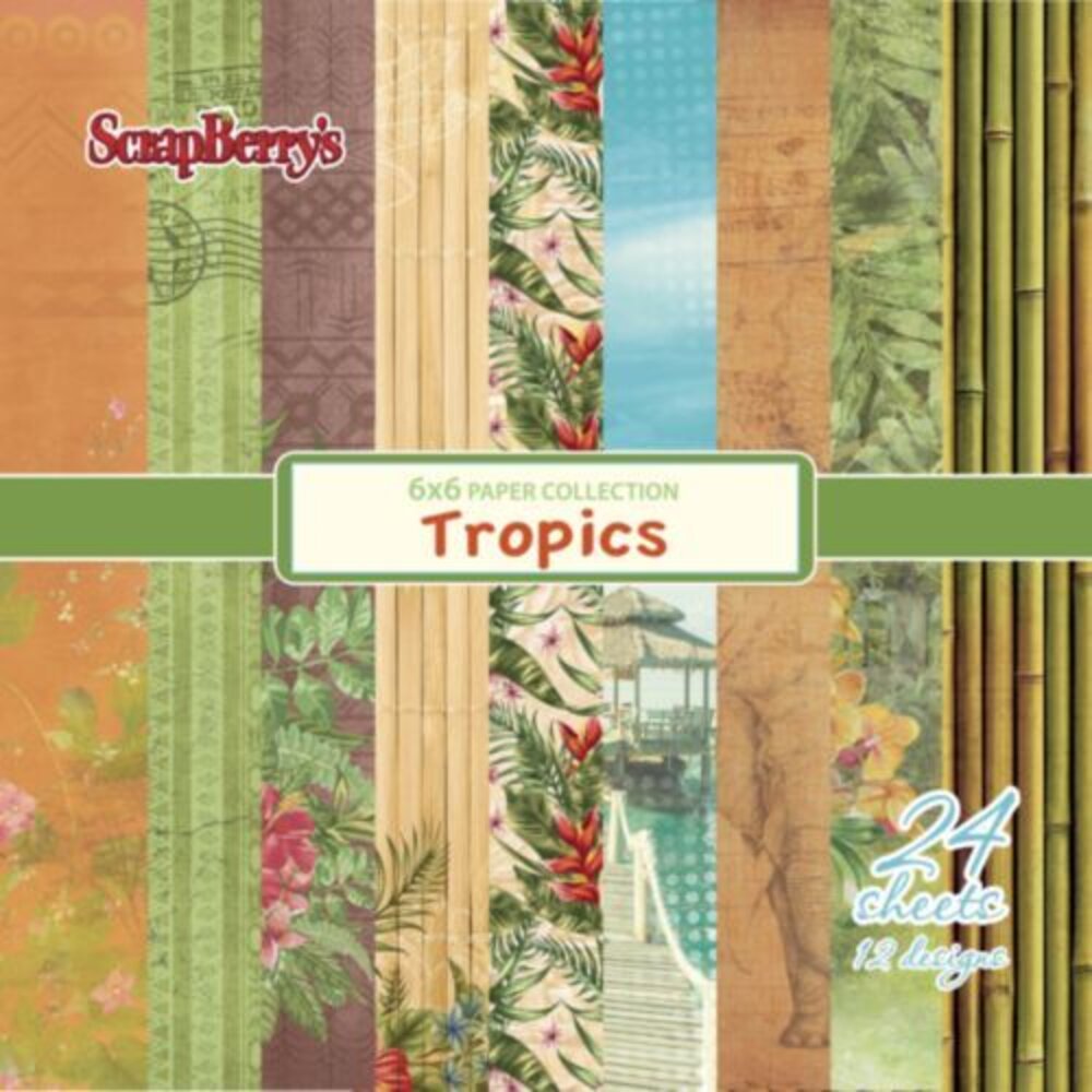 ScrapBerry's Tropics 6x6 Inch Paper Pack