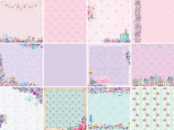 ScrapBerry's Home Sweet Home 6x6 Inch Paper Pack ScrapBerry's Home Sweet Home 6x6 Inch Paper Pack