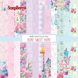 ScrapBerry's Home Sweet Home 6x6 Inch Paper Pack ScrapBerry's Home Sweet Home 6x6 Inch Paper Pack