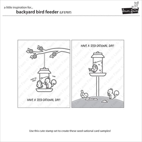 Lawn Fawn Backyard Bird Feeder Clear Stamps (LF3707) Lawn Fawn Backyard Bird Feeder Clear Stamps (LF3707)