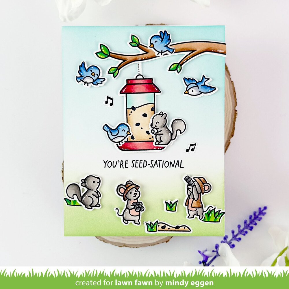 Lawn Fawn Backyard Bird Feeder Clear Stamps (LF3707) Lawn Fawn Backyard Bird Feeder Clear Stamps (LF3707)