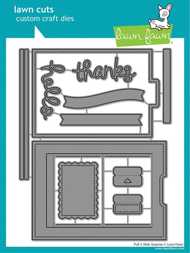 Lawn Fawn Pull 'n Slide Surprise Dies (LF3725) Lawn Fawn Pull 'n Slide Surprise Dies (LF3725)