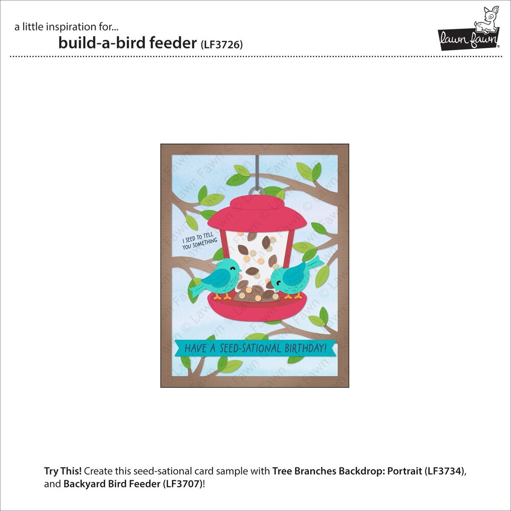 Lawn Fawn Build-A-Bird Feeder Dies (LF3726) Lawn Fawn Build-A-Bird Feeder Dies (LF3726)