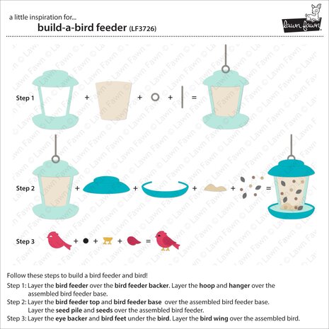 Lawn Fawn Build-A-Bird Feeder Dies (LF3726) Lawn Fawn Build-A-Bird Feeder Dies (LF3726)