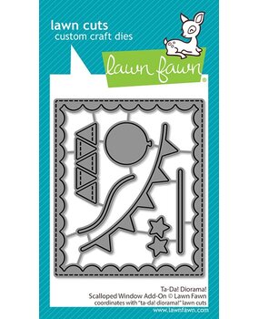 Lawn Fawn Ta-Da! Diorama! Scalloped Window Add-On Dies (LF3729) Lawn Fawn Ta-Da! Diorama! Scalloped Window Add-On Dies (LF3729)